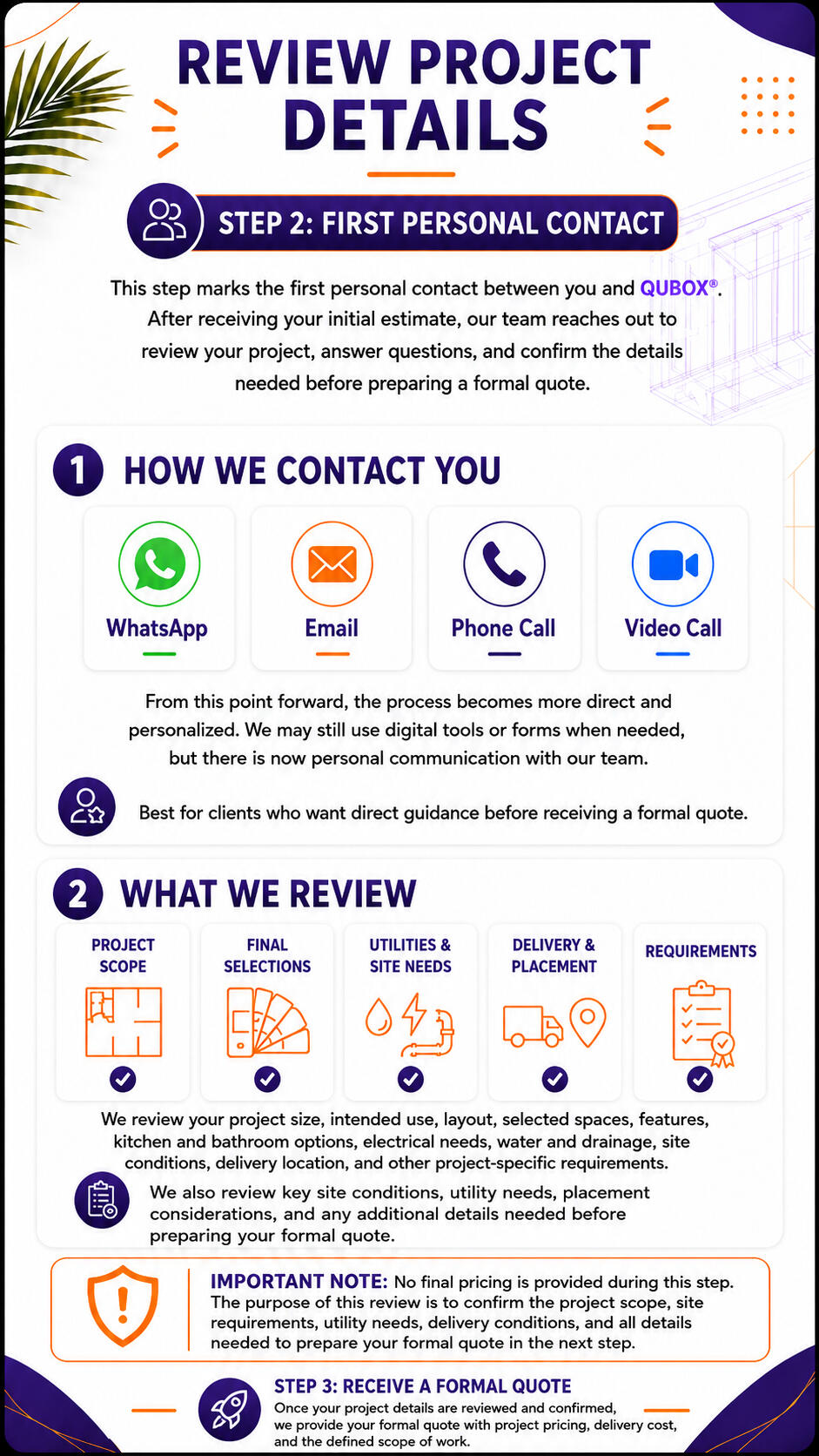 STEP 2: Review Project Details